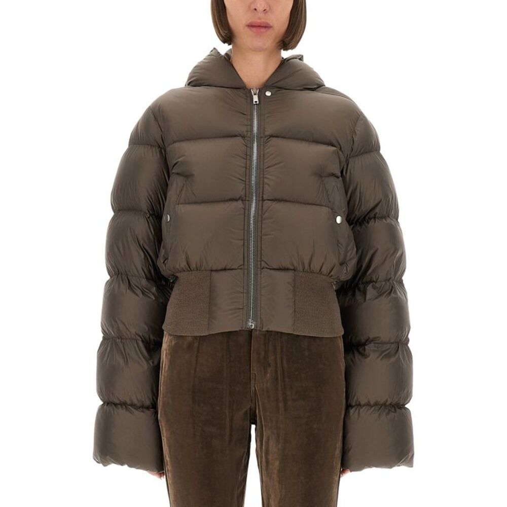 Rick Owens Women Down Jacket With Hood